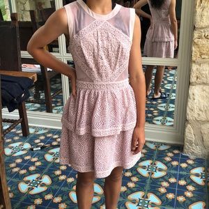 BCBG Joselyn Sleeveless Peplum Dress